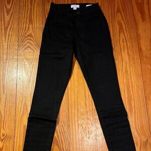 Forever 21 Black Mid-Rise Skinny Jeans